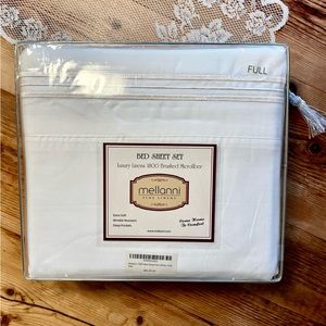 NWT Mellanni Full Size Bed Sheets 4 Piece Iconic Collection.